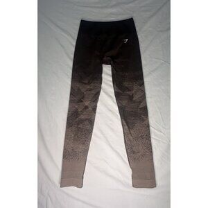 Women’s Gymshark Adapt Ombré Seamless Leggings SMALL Penny Brown